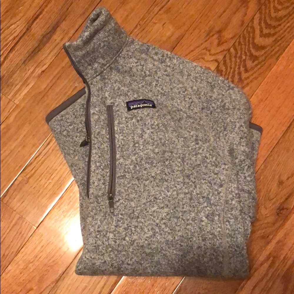 Patagonia gray zip up